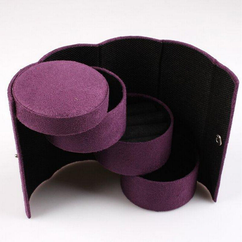 Organiser Storage For Travel Jewellery Roll Case  Boxes Necklace Ear Rings BDAFL