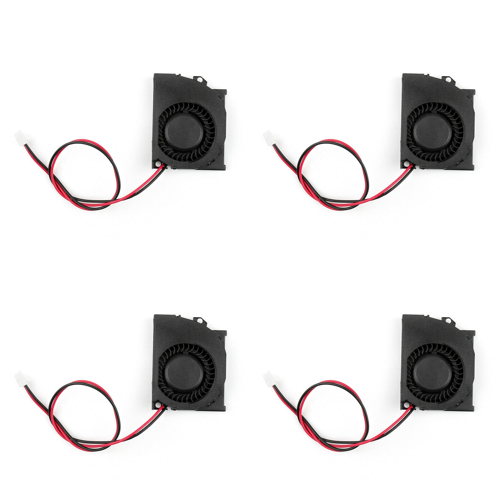 4Pcs Brushless DC Cooling Blower Fan 5V 4010S 40x40x10mm 0.15A Sleeve 2 Pin Wire