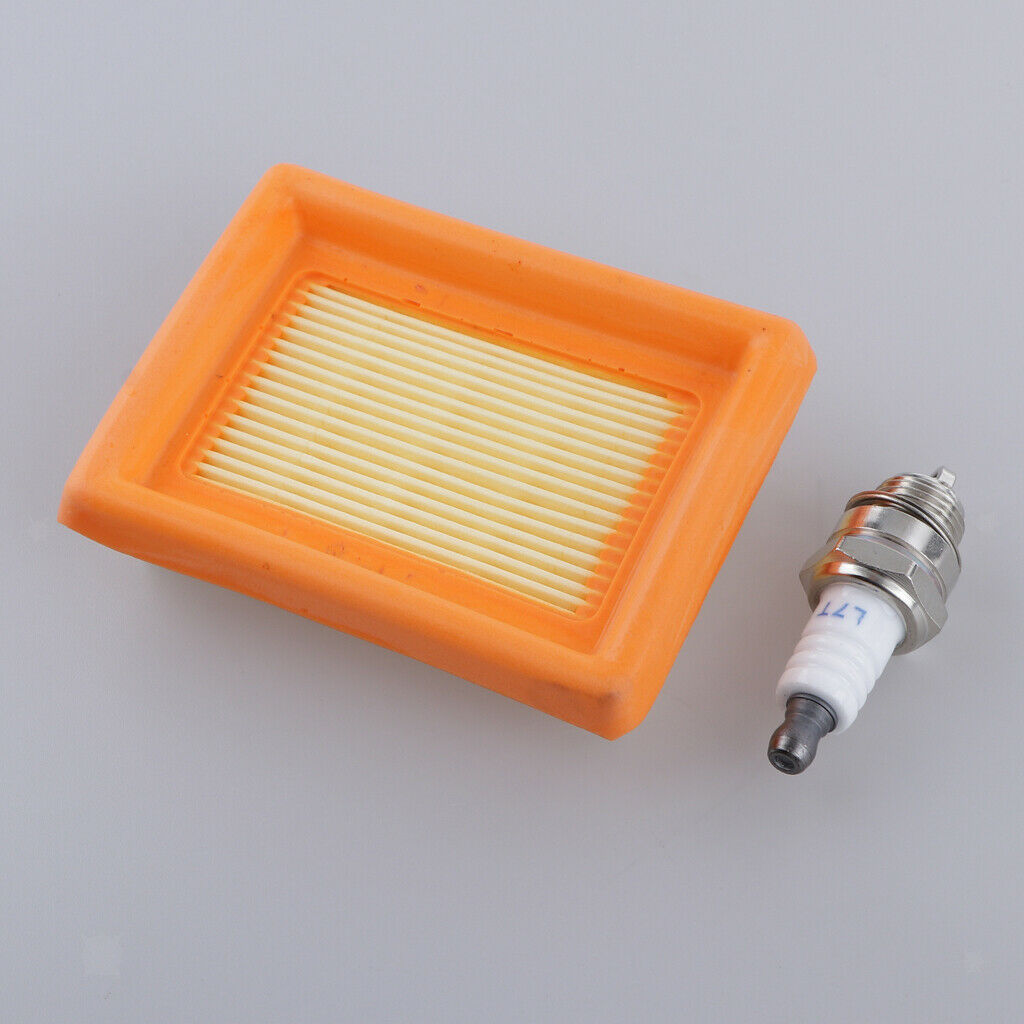 Air Filter Spark Plug Kit for Stihl FS120 FS200 FS250 BT120 FR350 HT250