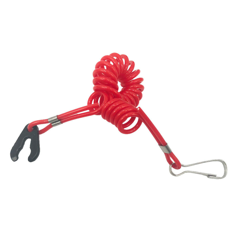 Boat OutBoard Emergency Stop Kill Switch & Coiled Lanyard  for Tohatsu Universal