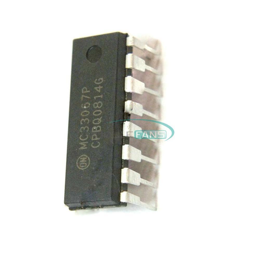 10PCS IC Chip DIP16 MC33067P MC33067 ON Semi Resonant Controller