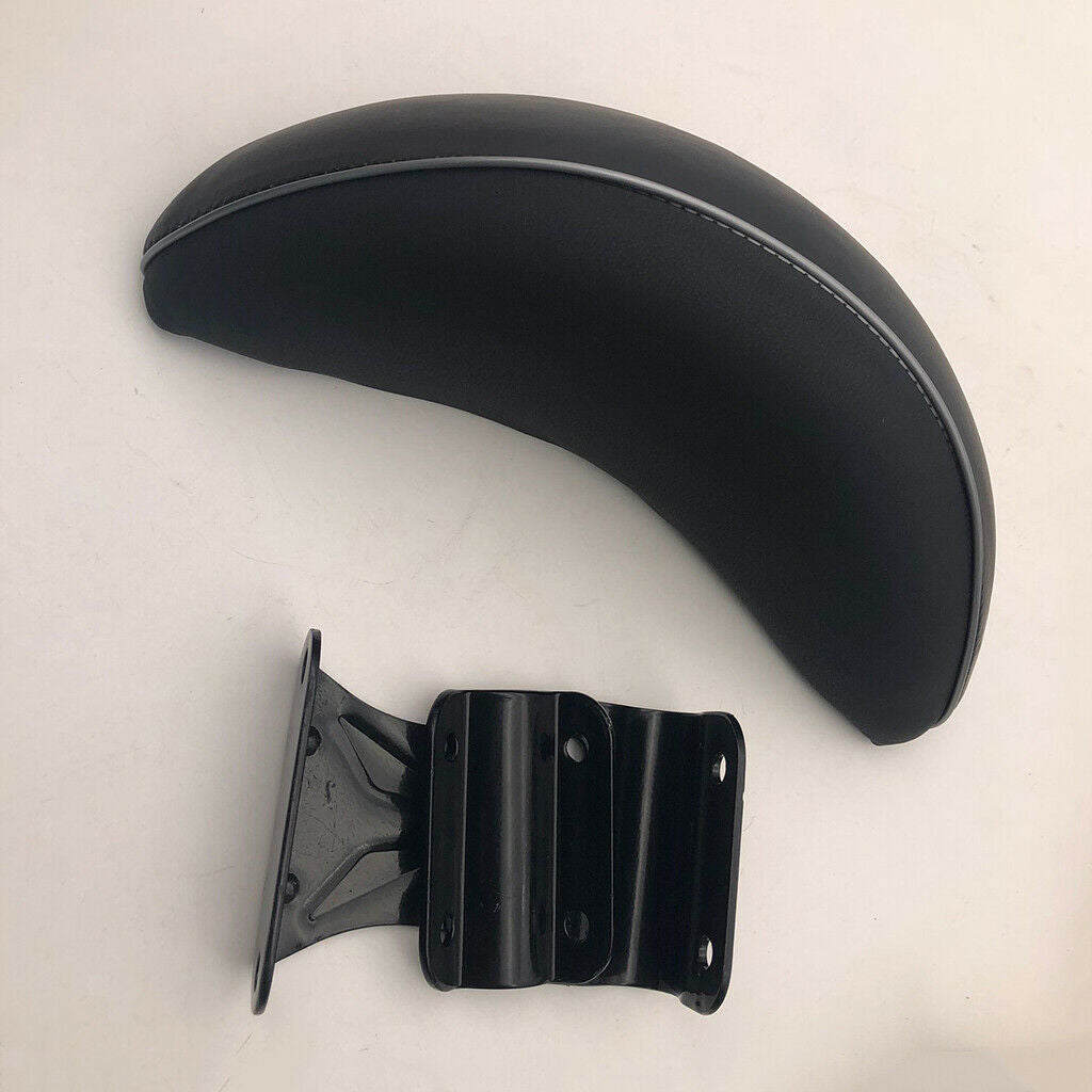 Motorcycle Sissy Bar Backrest Cushion Pad Rear Passenger Seat Cover