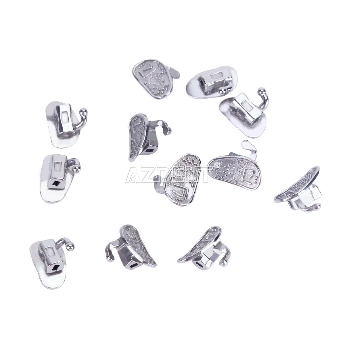 5X Dental 2nd Molar Buccal Tube Bonding Non-Convertible Roth 022 Monoblock