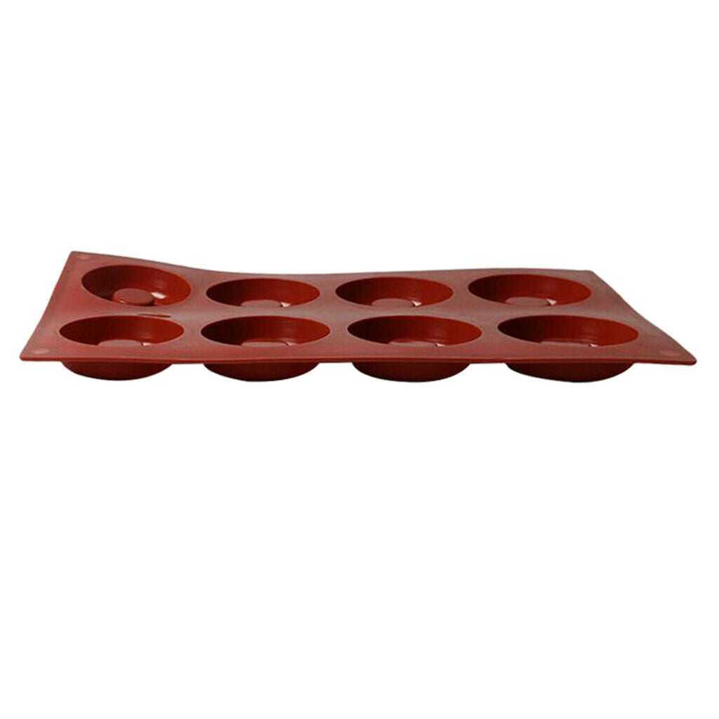 DIY Cake Mold Silicone Mousse Baking Mould Bakeware 8 Holes Doughnut