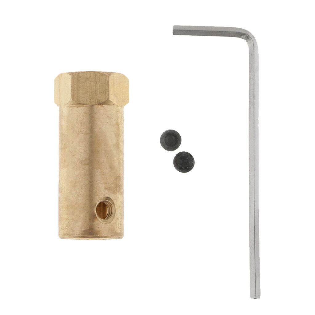 30mm Brass Hex Shaft Motor Flexible Clutch And Wrench Kit