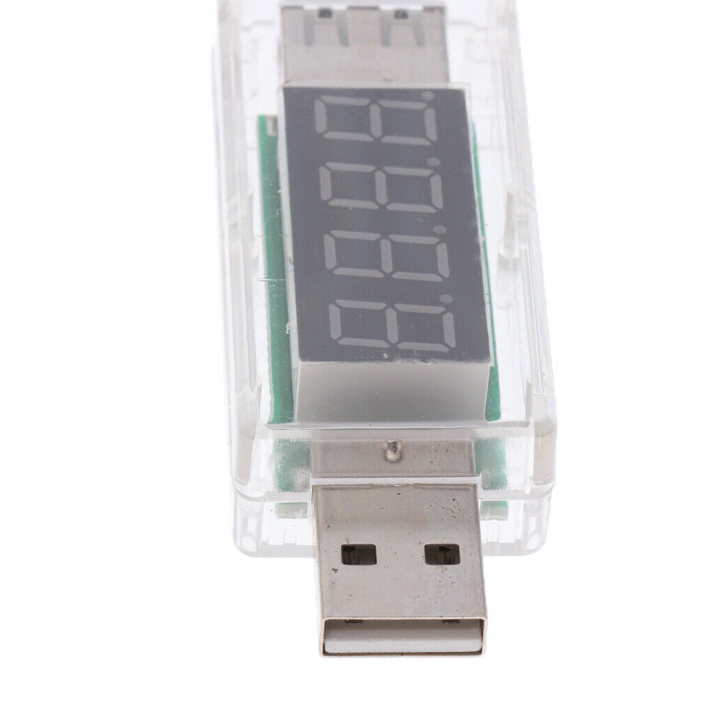 2x USB Power Tester Current Detector Voltage Power Meter for Power Bank
