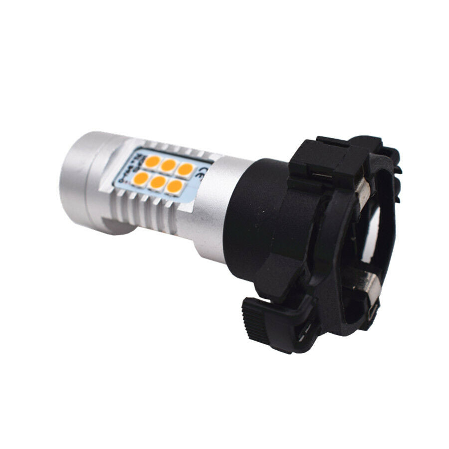 PY24W Amber Yellow Error Free 21SMD LED Bulbs For BMW Front Turn Signal Lights