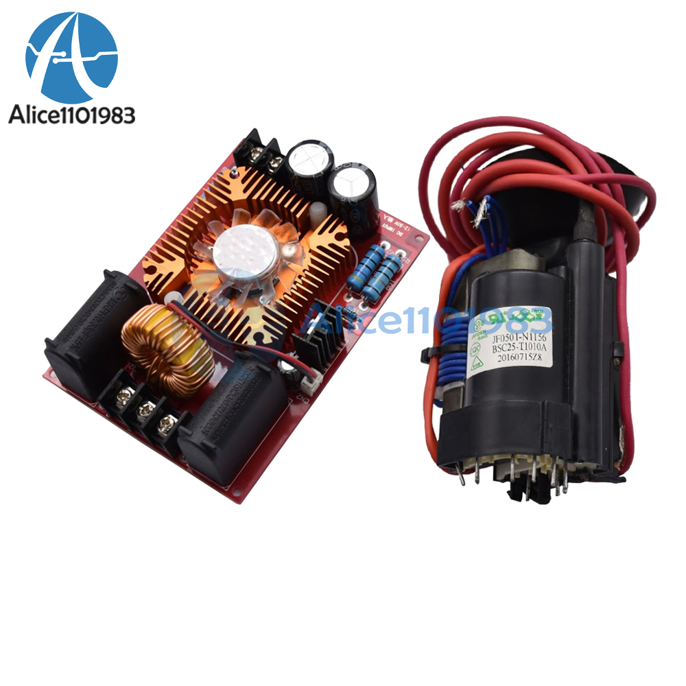 DC12V-30V ZVS Tesla Coil Flyback Driver SGTC/Marx Generator + Ignition Coil +Fan