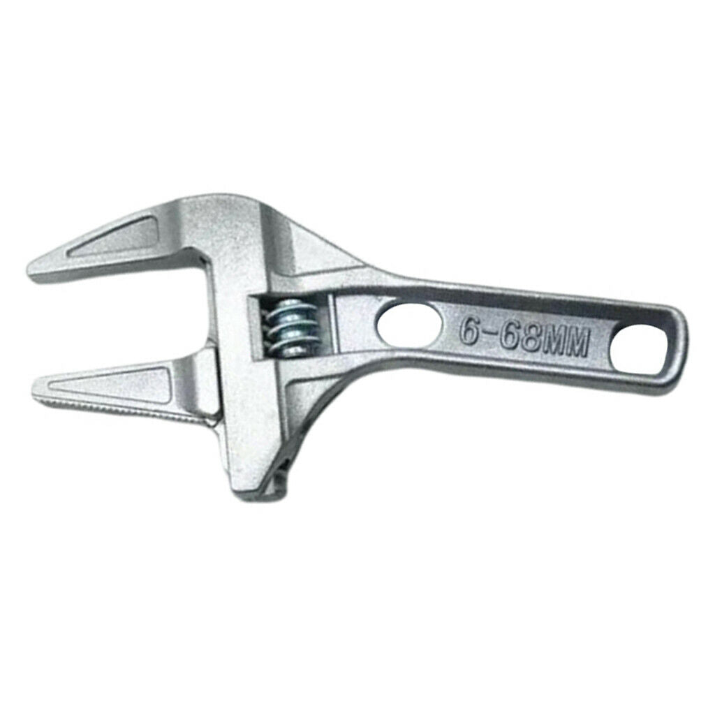 2x Multi-function Bathroom Wrench Spanner Useful Adjustable Anti-rust 6-68mm
