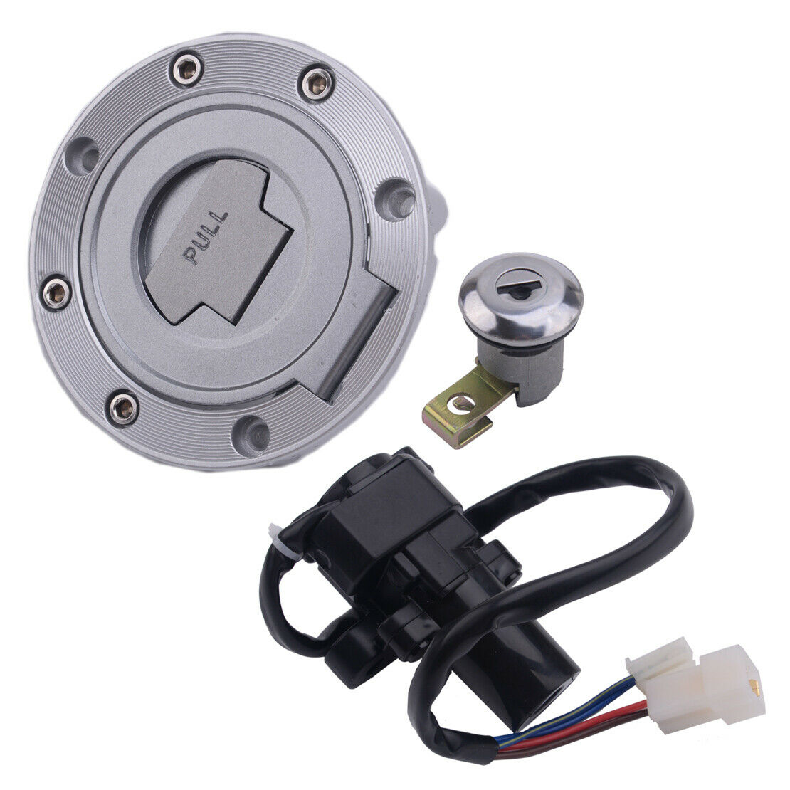 Motorcycle Ignition Switch Lock Gas Cap Key Set fit for YAMAHA YZF R1 R6 New