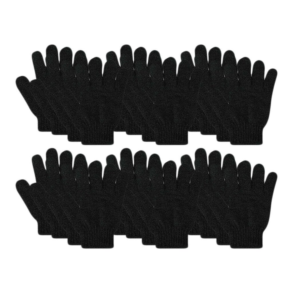 24x Exfoliating Gloves Back Shower Scrubber Full Body Exfoliating Gloves