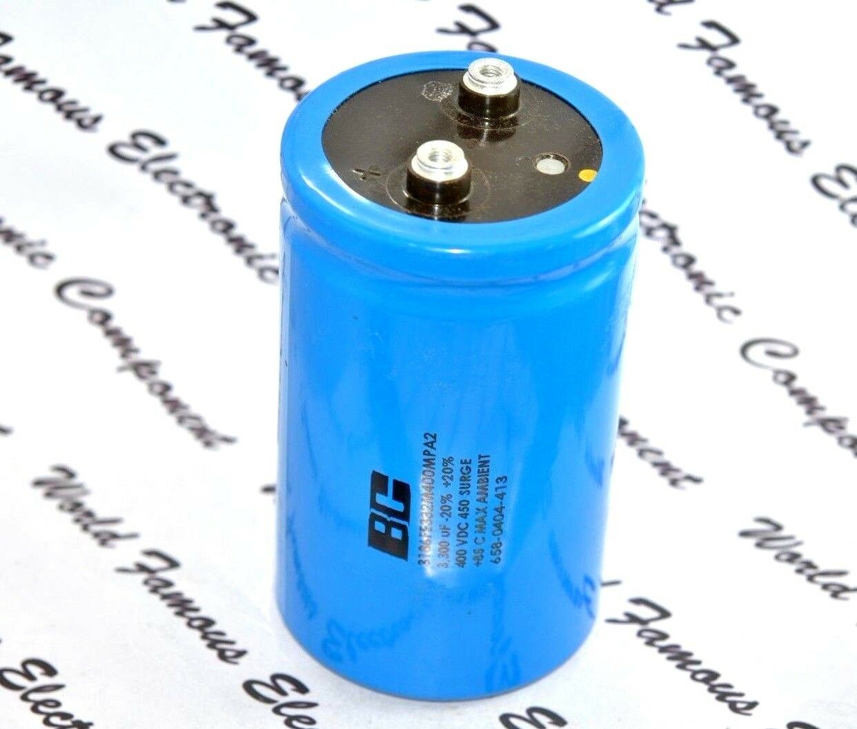 1pcs - BCcomponents 3300uF 400V 3186FE332M400MPA2 Screw Terminal Capacitor