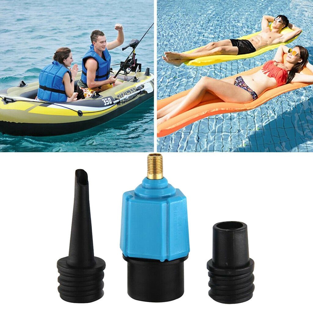 Nylon SUPs Valve Adapter Electric Car Pump Compressor Air Valve Adaptor