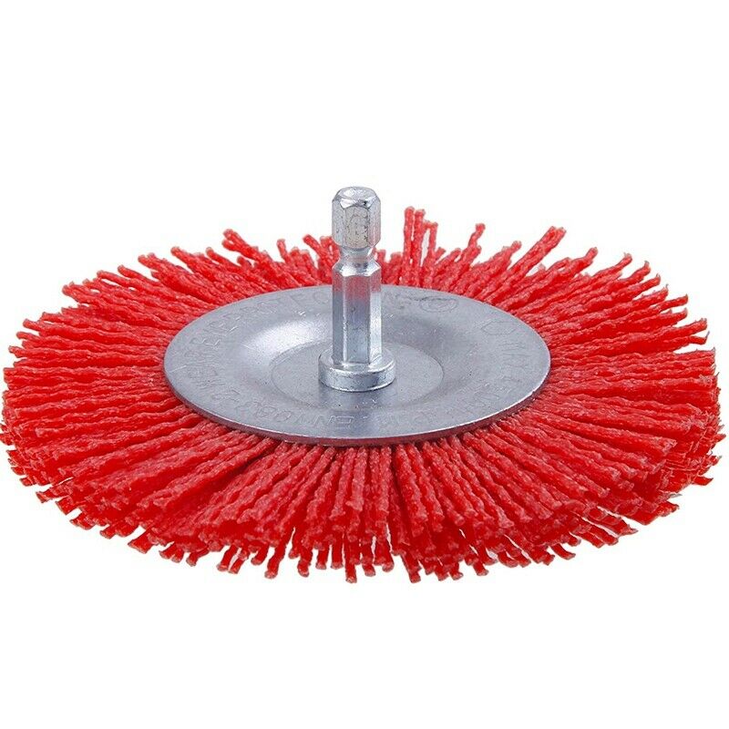 10 Pack Nylon Filament Abrasive Wire Brush Wheel & Cup Brush Set with 1/4 InchS7