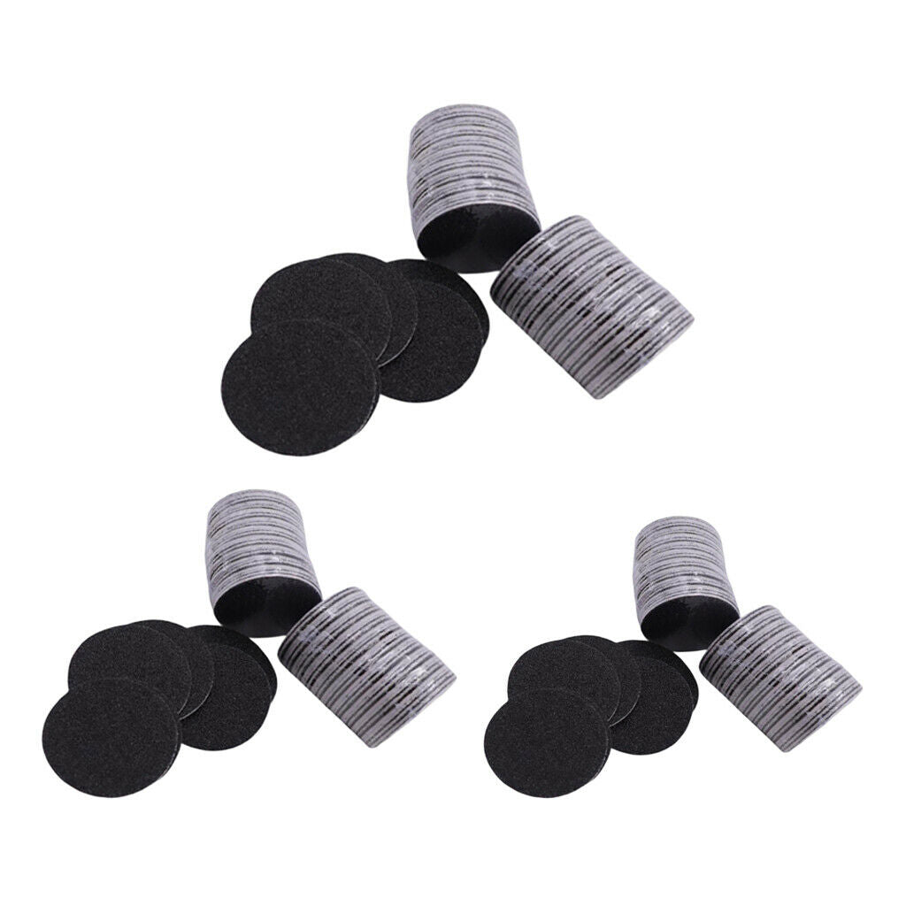 180 Pieces Round Replacement Sandpaper Pads for Electric Callus Remover