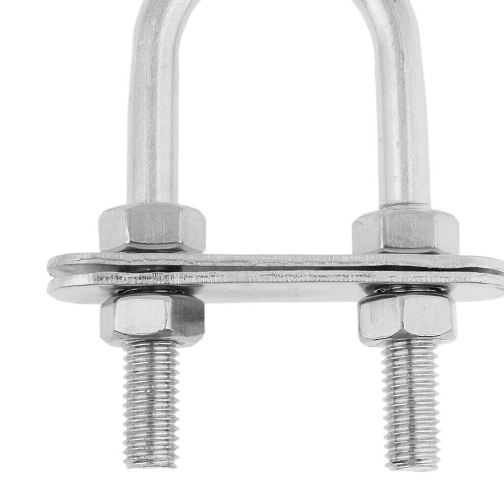 Stainless Steel 316 U  Bow Eye Nuts Washers 7*80mm Boat Tow Trailer .