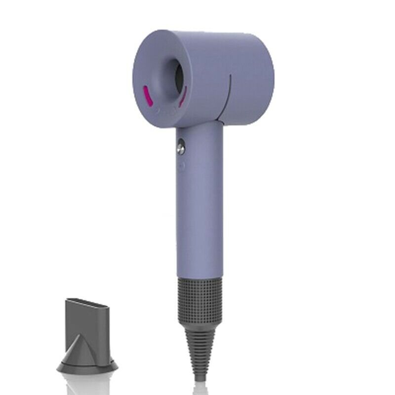 Purple Soft Silicone Protective Cover for Dyson Supersonic Hair Dryer,360 FullA3
