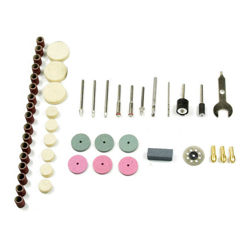 196 Piece Revolve Tool Kit Grinding Polishing Shank Craft Bits For Rotary Tool
