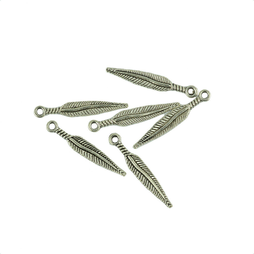 120pcs Dream catcher Charms Feather Pendant for DIY Key Chain Sweater Chain