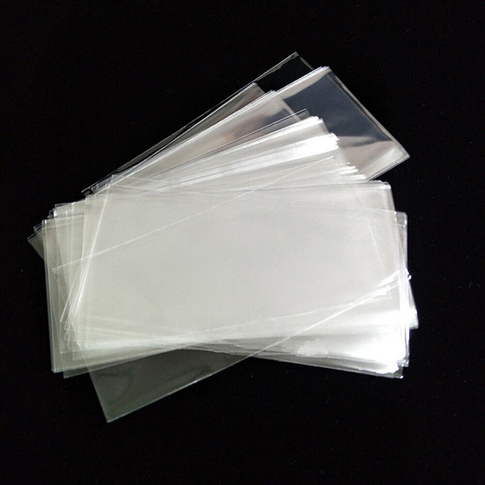100pcs OPP Clear Commemorative Paper Money Holder Banknote Storage Bag Protector