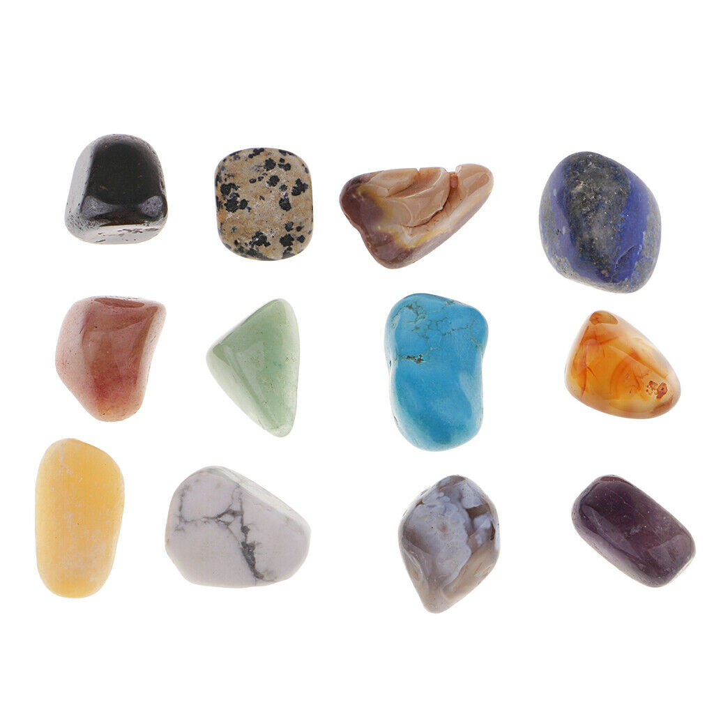 15x Crystal Gemstones for Terrarium Fish Tank Plant Potting Glass Container