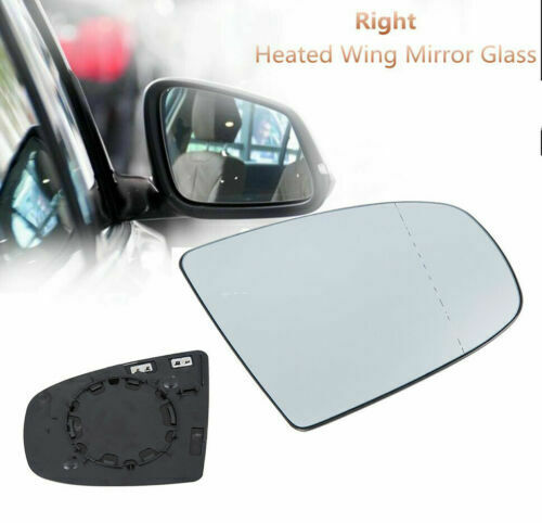 Passenger Side Heated View Mirror Glass Fit BMW X5 X6 Series E70 E71 E72 2007-14