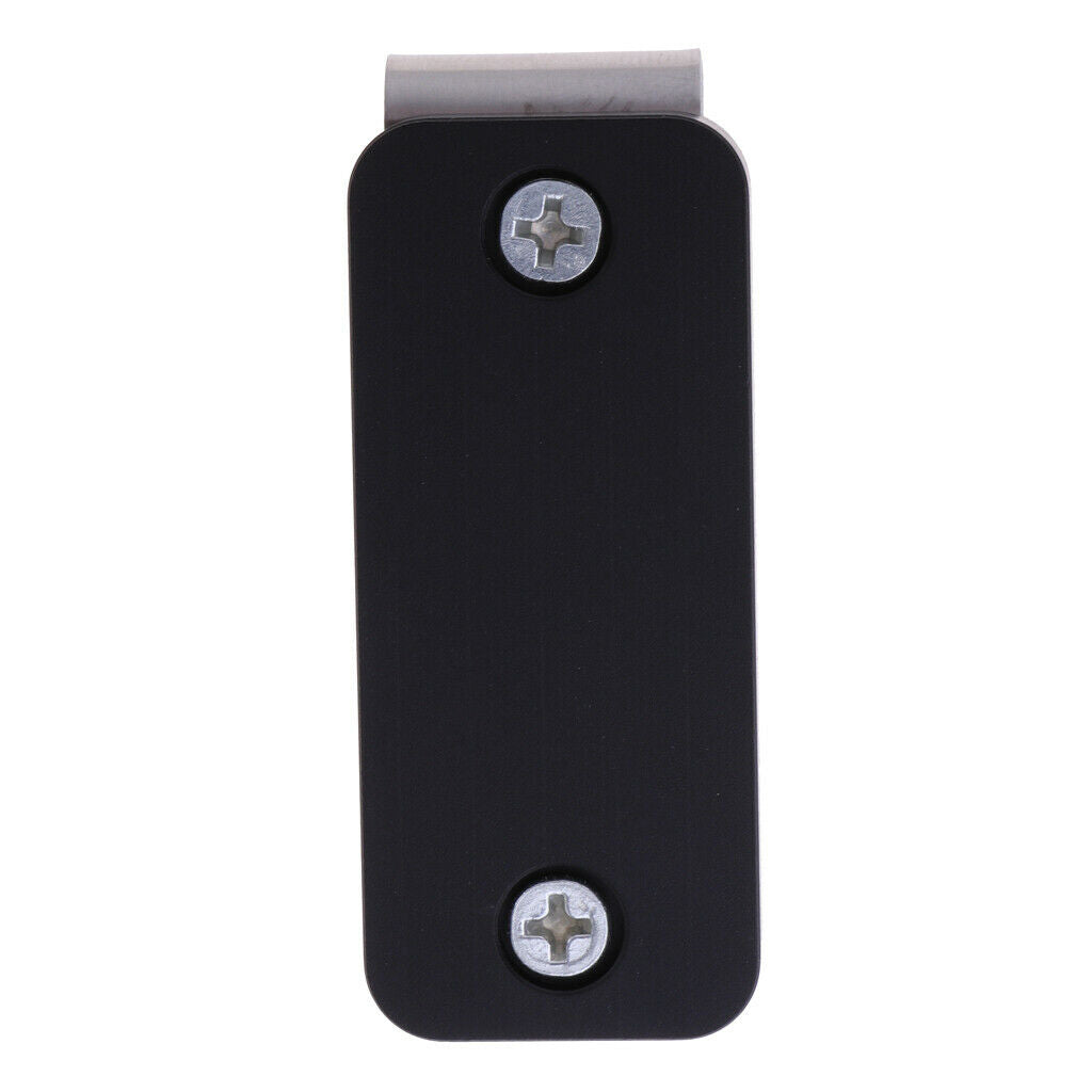 Portable Aluminum Chalk Case Belt Clip For Snooker Billiard Pool Cue Black