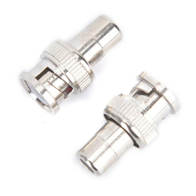 5Pcs BNC Male to AV RCA Female Coax Coaxial Connector Adapter for CCTV Ca.l8