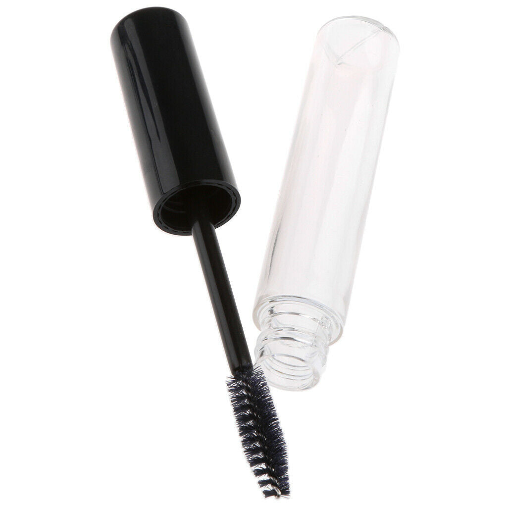 4Pieces 10ml Empty Mascara Eyelash Growth Lip Gloss Bottle Liquid Tube Clear