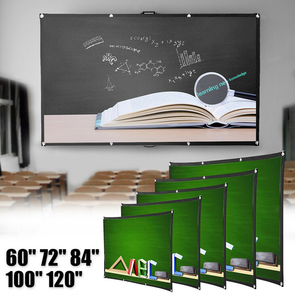 16/9 Polyester Projector Screen Film   Home Cinema Projection 84 inch