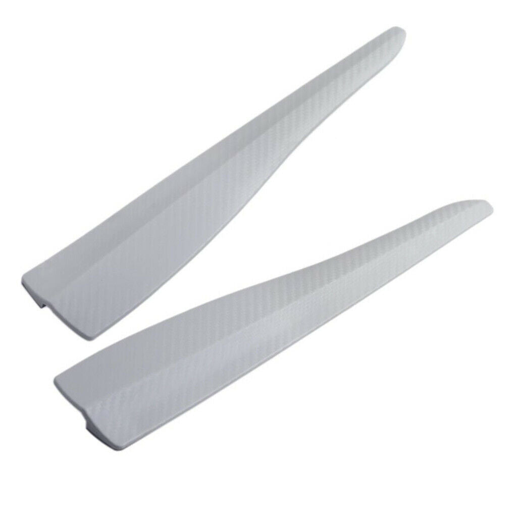 2 Pieces Car Body Rearview Mirror Anti-scratch Protector Strips 360mm Grey