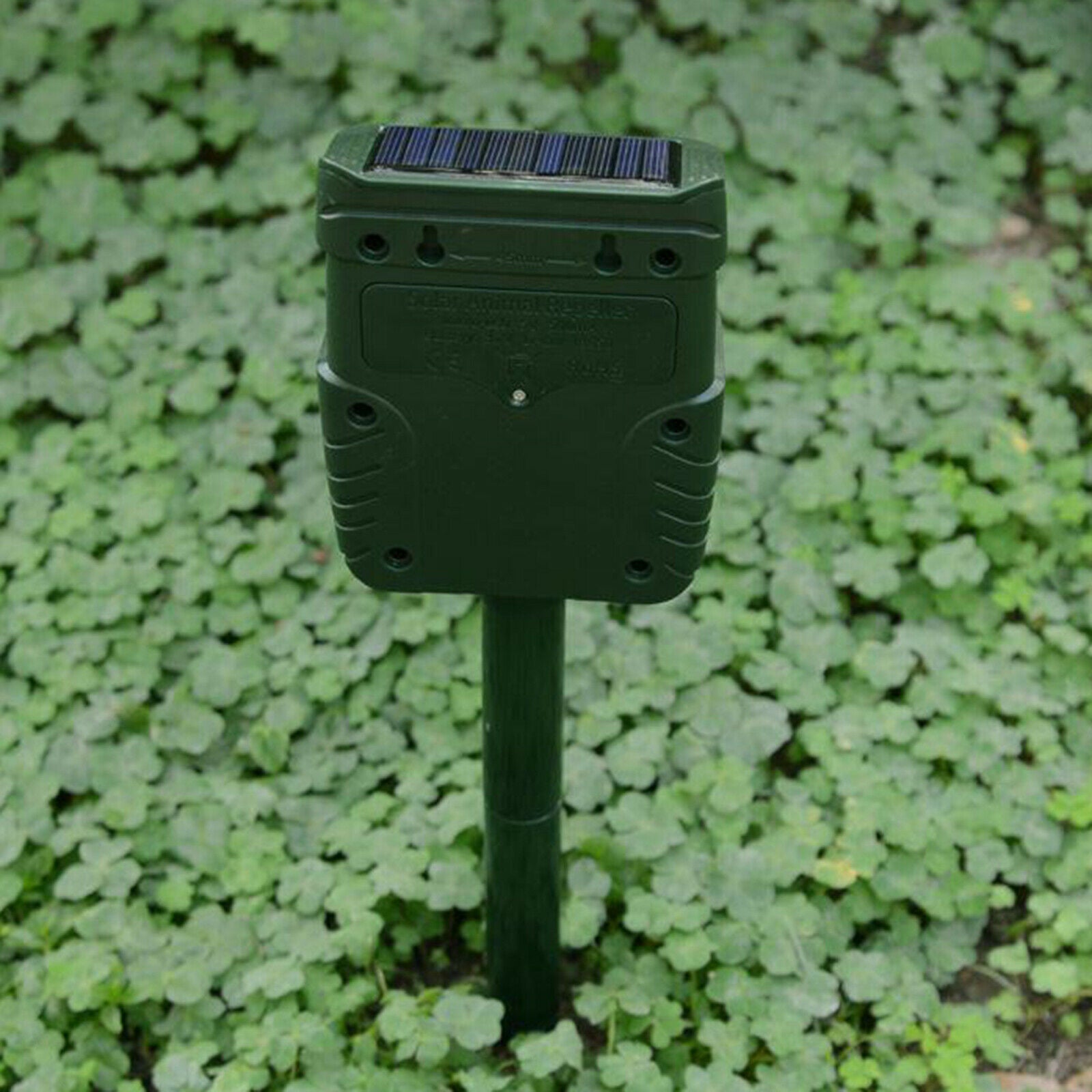 Solar Ultrasonic Bird Animal Repeller Raccoon Cat Scarer Deterrent Control