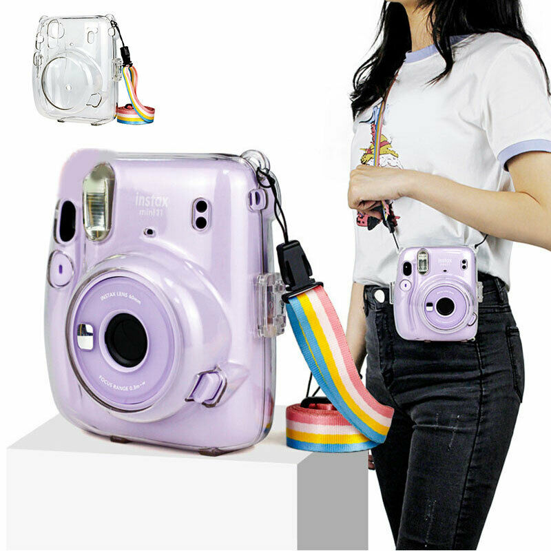 Dustproof For Fujifilm Instax Mini 11 Instant Camera Clear Case Hard Cover