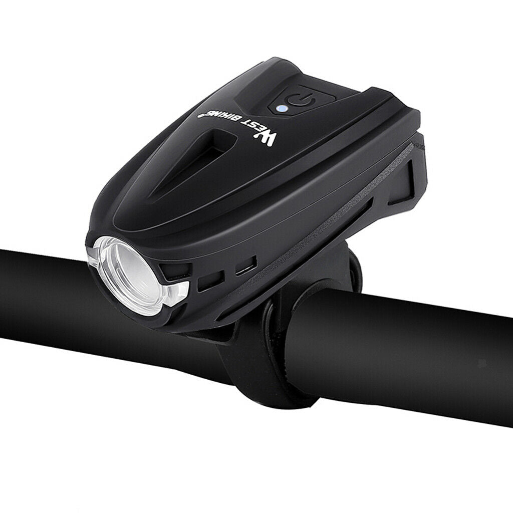 Waterproof Bike Front Light Cycling Handlebar USB Lamp Torch Flashlight
