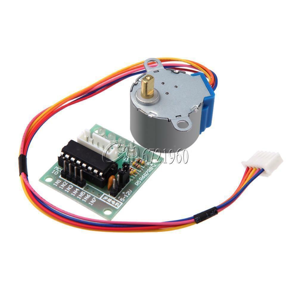 2PCS 5V 28BYJ-48 Stepper Motor + ULN2003 Stepper Motor Drive Test Module Board