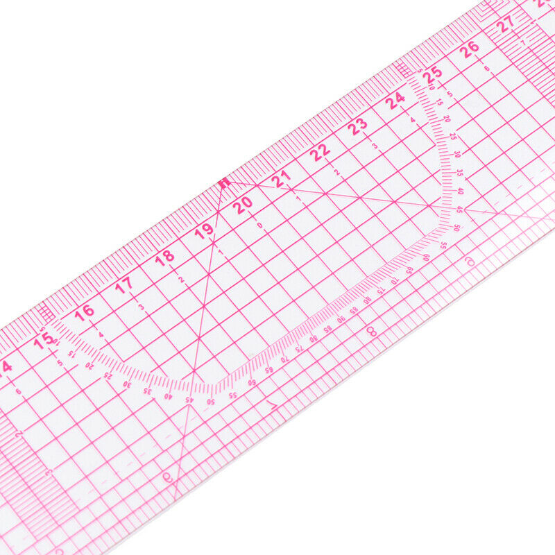 Sewing Tailor 54cm Double Side Metric Straight Ruler Patchwork Cloth Rule.l8