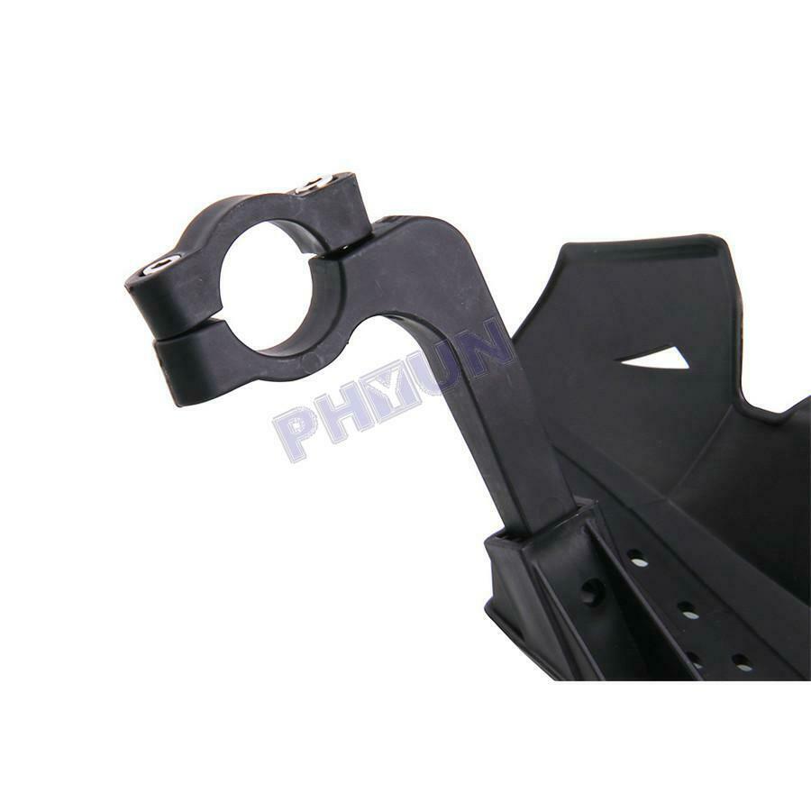 2x Motorcycle ATV Black Hand Guards Handguard Protector 7/8" Handlebar Universal