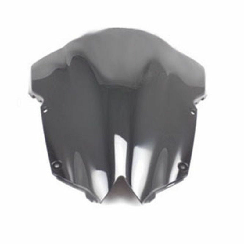 Black Double Bubble Windshield  for Yamaha 2008-2016 YZF600 R6 YZF 600 2010