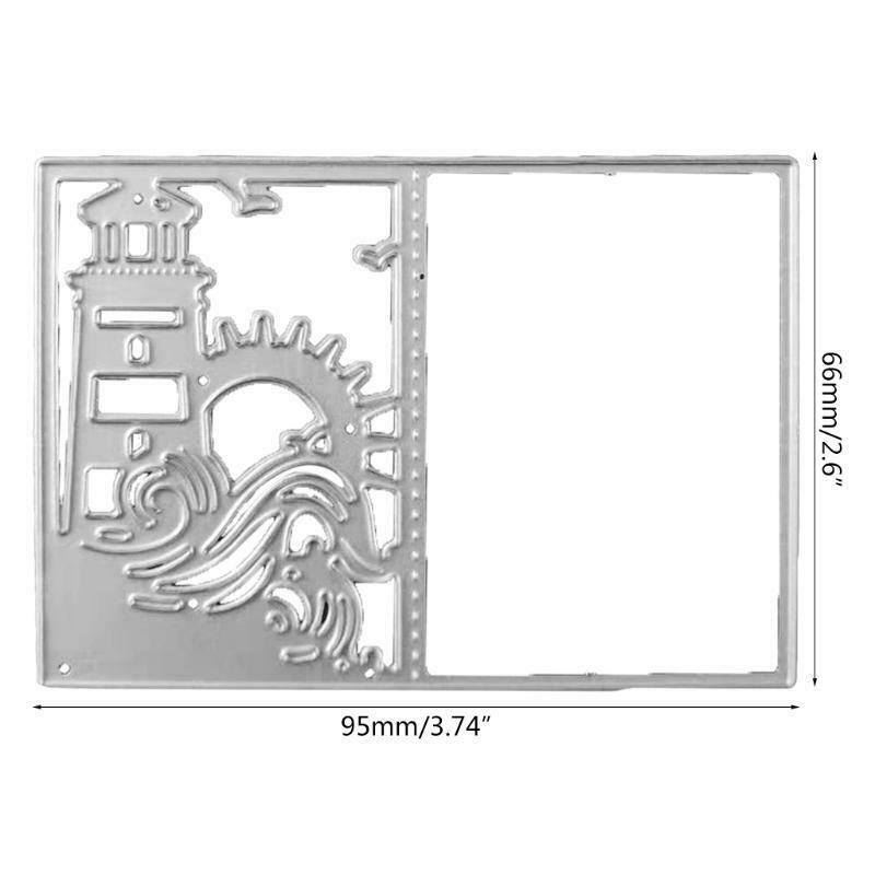Sunrise Lighthouse Metal Cutting Dies Stencil DIY Scrapbooking Album Paper Card