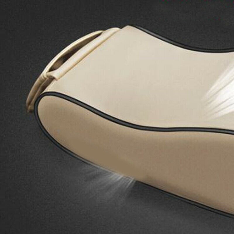 Dust-proof Leather Car Armrest Pad Cover Center Console Cushion Mat W/ Pockets