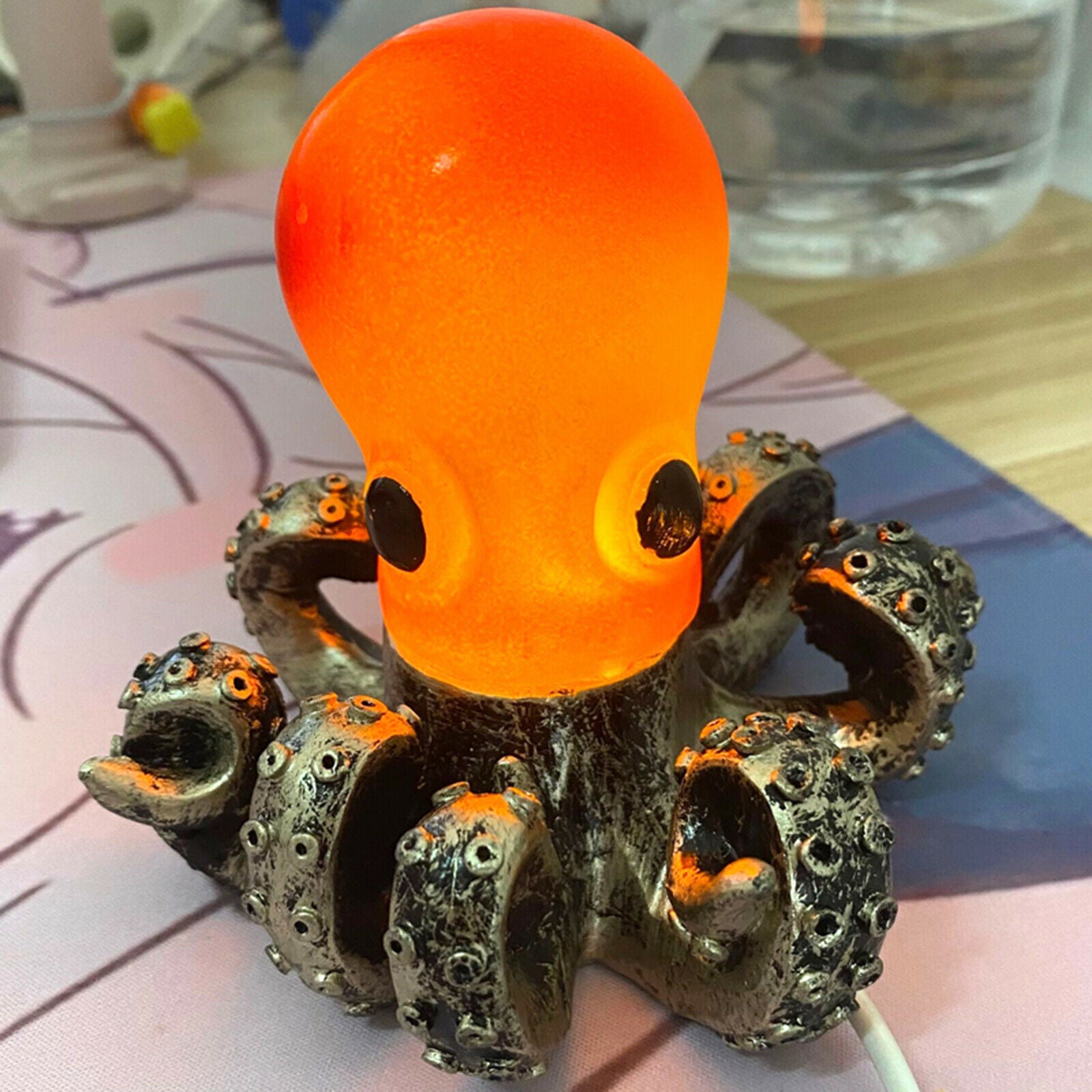 Bedside Lamp Octopus Table Lamp Bedroom Living Room Decor Desk Night Lights