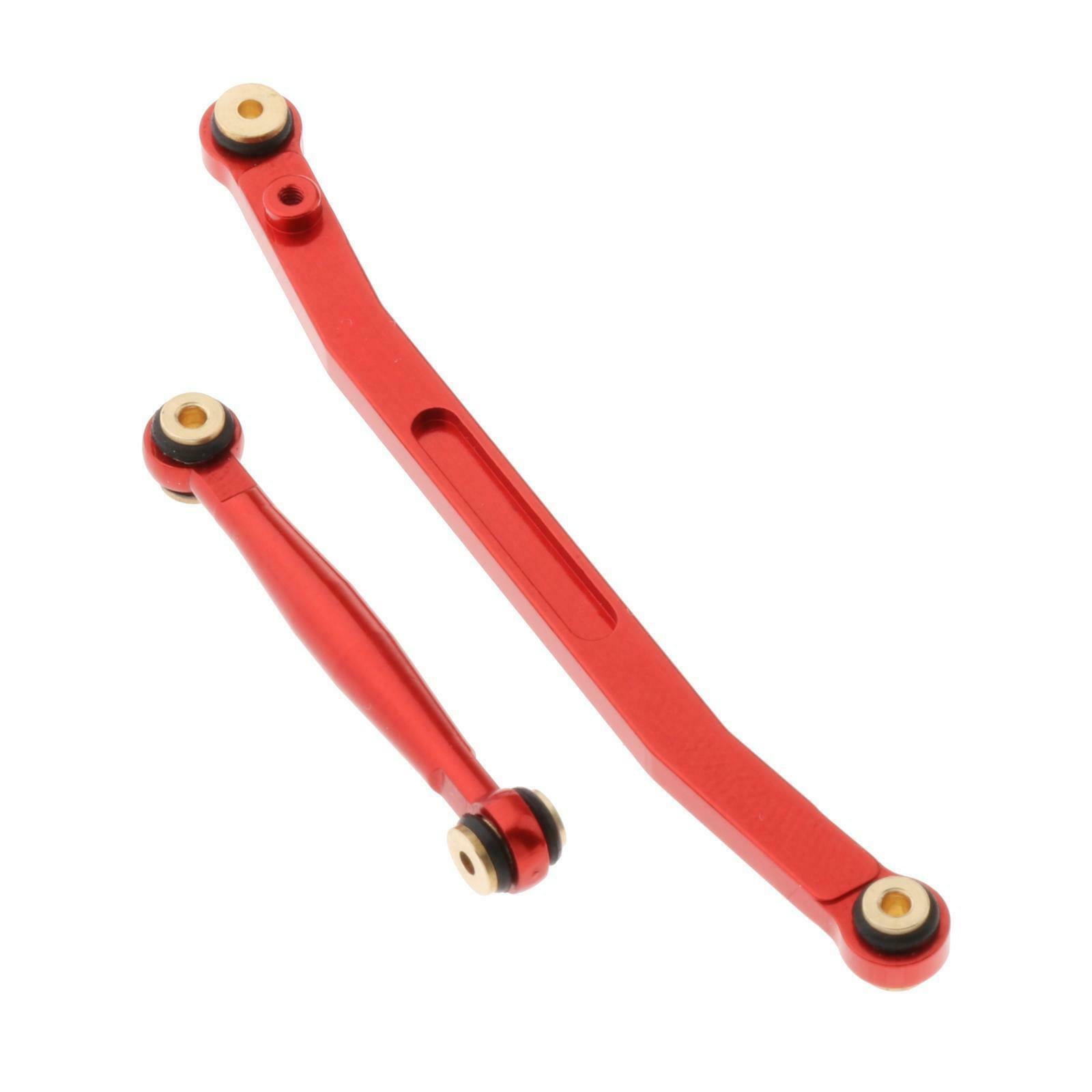 Steering Rod Links for Axial SCX24 AXI90081 AXI00001 RC Car Parts Red