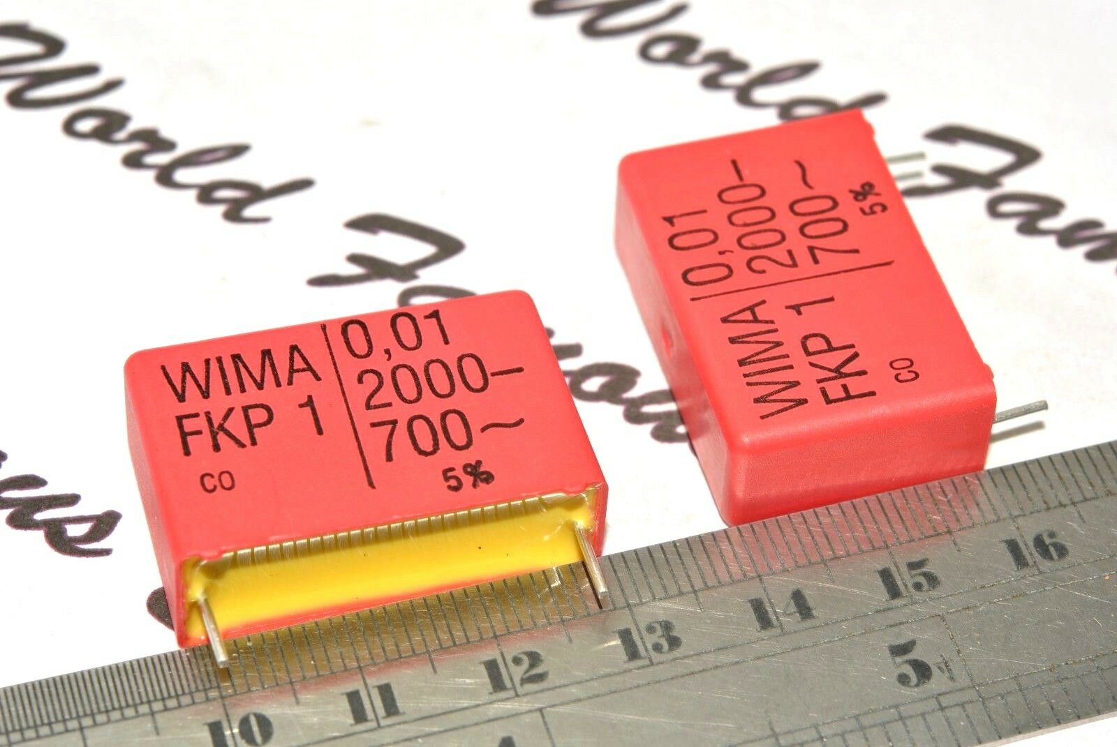 2pcs- WIMA FKP1 0.01uF (0,01µF 10nF) 2000V 5% pitch:27.5mm Capacitor