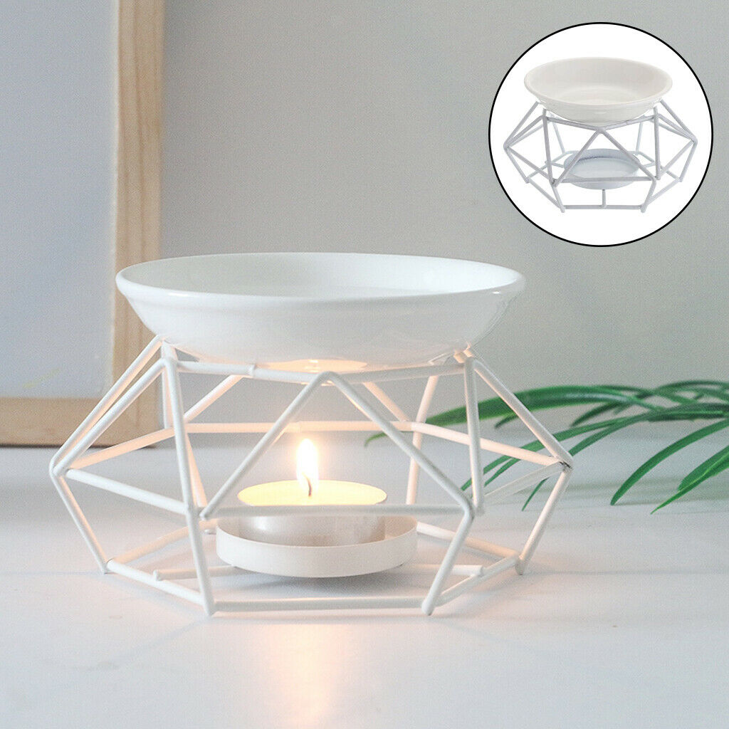 Metal Tea Light Holder Essential Oil Burner Candle Wax Melt Meditation