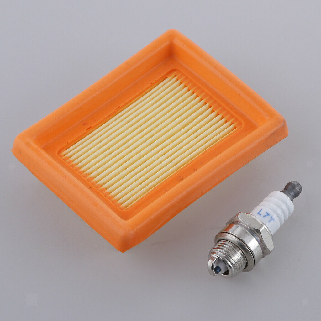 Air Filter Spark Plug Kit for Stihl FS120 FS200 FS250 BT120 FR350 HT250