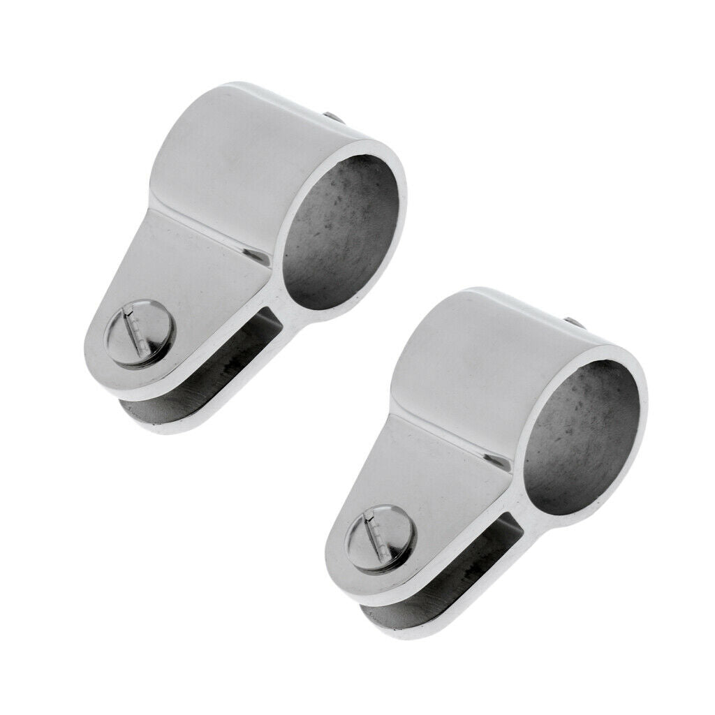 2pcs 22mm Boat Bimini Top Jaw Slide Clamp 316 Stainless Steel Fitting