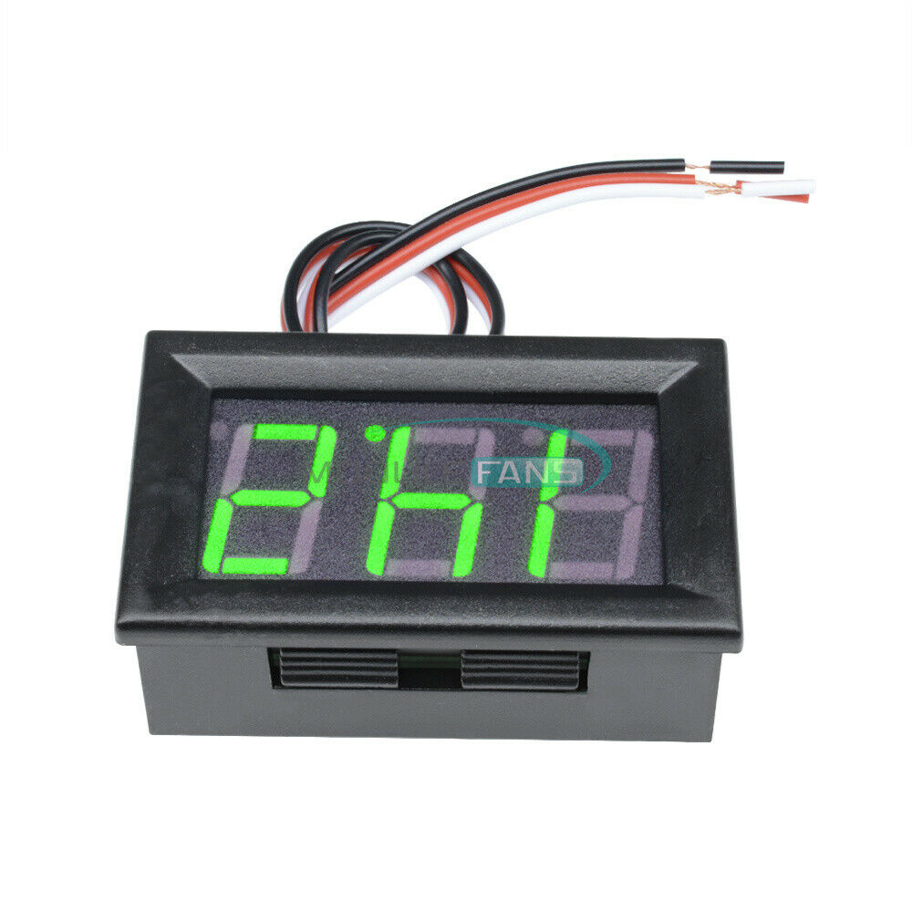 DC 4.7-30V Green 0.56" LED Digital Voltmeter Panel Accurate Meter 3 Wire Display