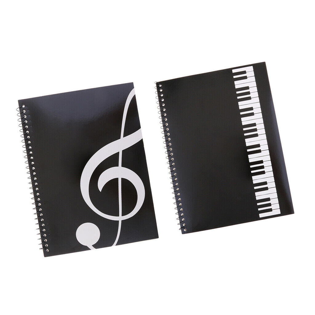 Notebook Paper Diary Book Travel Journal Notebook Music Notes Pattern
