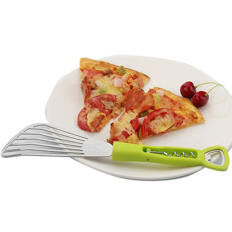 Steak Slotted Shovel Fish Spatula Multi-Purpose Stainless Steel Cooking TooS Lt