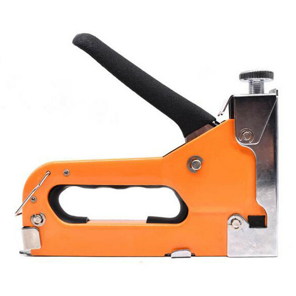Heavy Duty Staple Gun Stapler Tacker + 600 nails 3 in 1 Powerful Hand Tool Wood